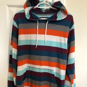 Men’s large On the Byas hooded long sleeve